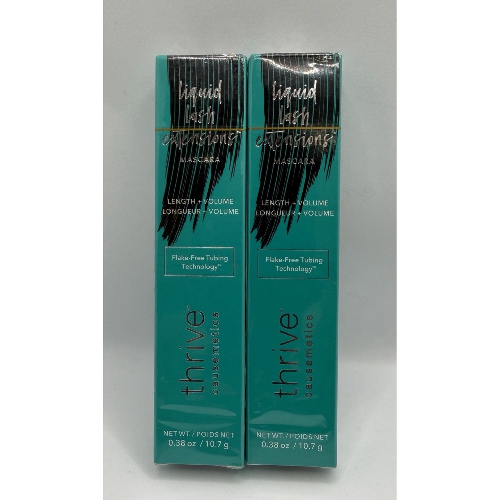 2X Thrive Causemetics Liquid Lash Extensions Mascara Brynn Rich Black SEALED